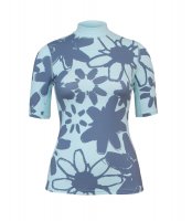 UV Sonnenschutz Kurzarmshirt‘pieni light blue'  für Frauen mit UPF 80 von hyphen