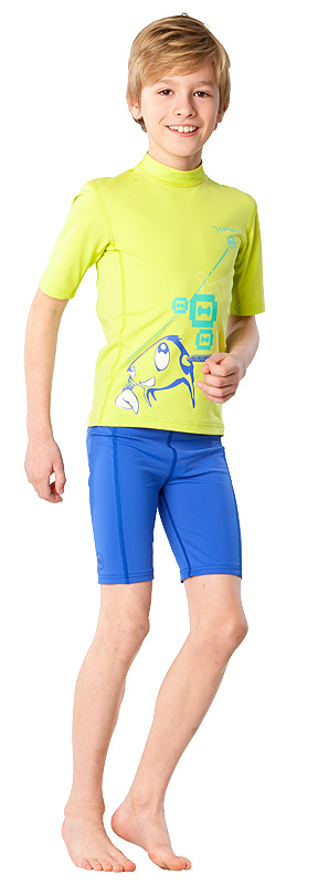 UV Sonnenschutz Shorts 'cobalt' für Kinder mit UPF 80 von hyphen