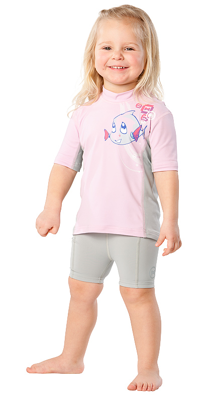 UV Sonnenschutz Kurzarmshirt 'hey snups cameo rose' für Kinder mit UPF 80 von hyphen