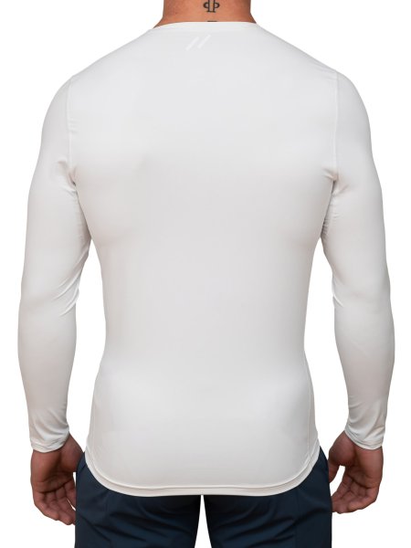 Herren Langarmshirt UV Langarmshirt ‘avaro white‘ von Hyphen mit UPF 80