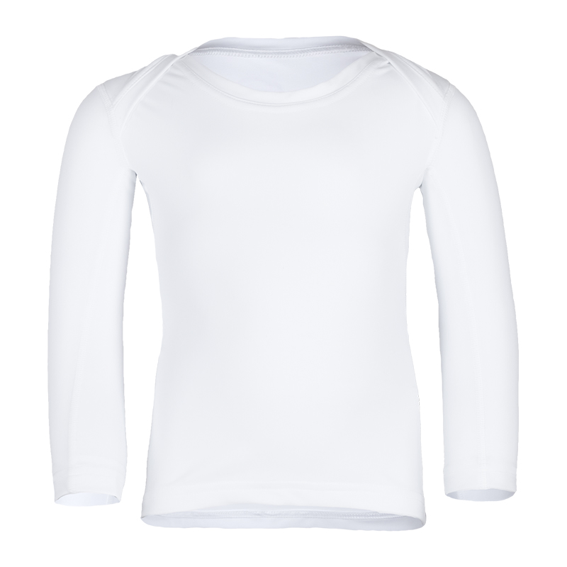 Kinder Langarmshirt 'Shellshirt white' mit UPF 80 von hyphen