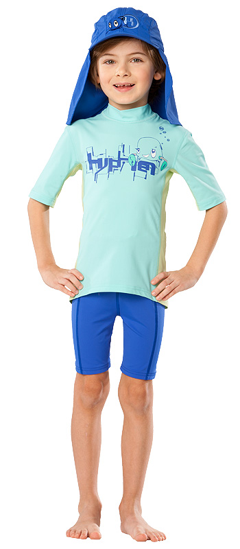 UV Sonnenschutz Shorts 'cobalt' für Kinder mit UPF 80 von hyphen