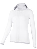 UV Sonnenschutz Damen  Kapuzenjacke ‘white‘  mit UPF 80 von hyphen