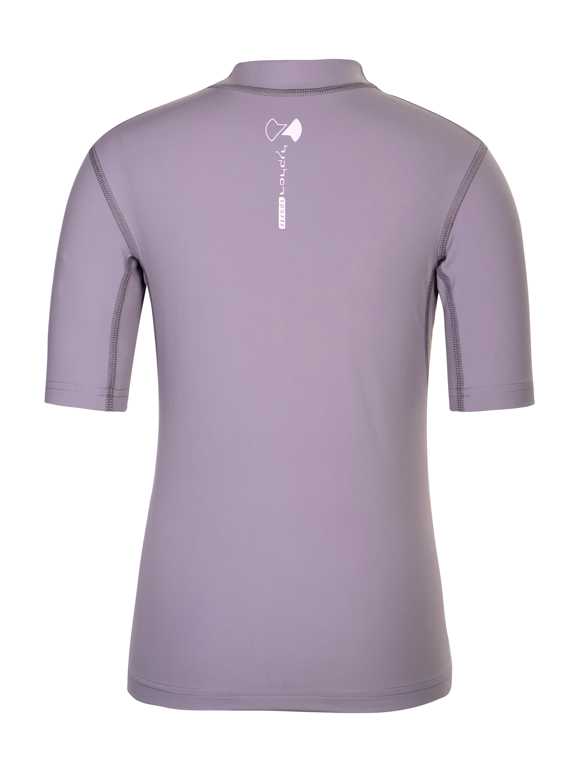 Kinder Kurzarm-Shirt ‘flamingos purple ash‘ mit UPF 80 von Hyphen