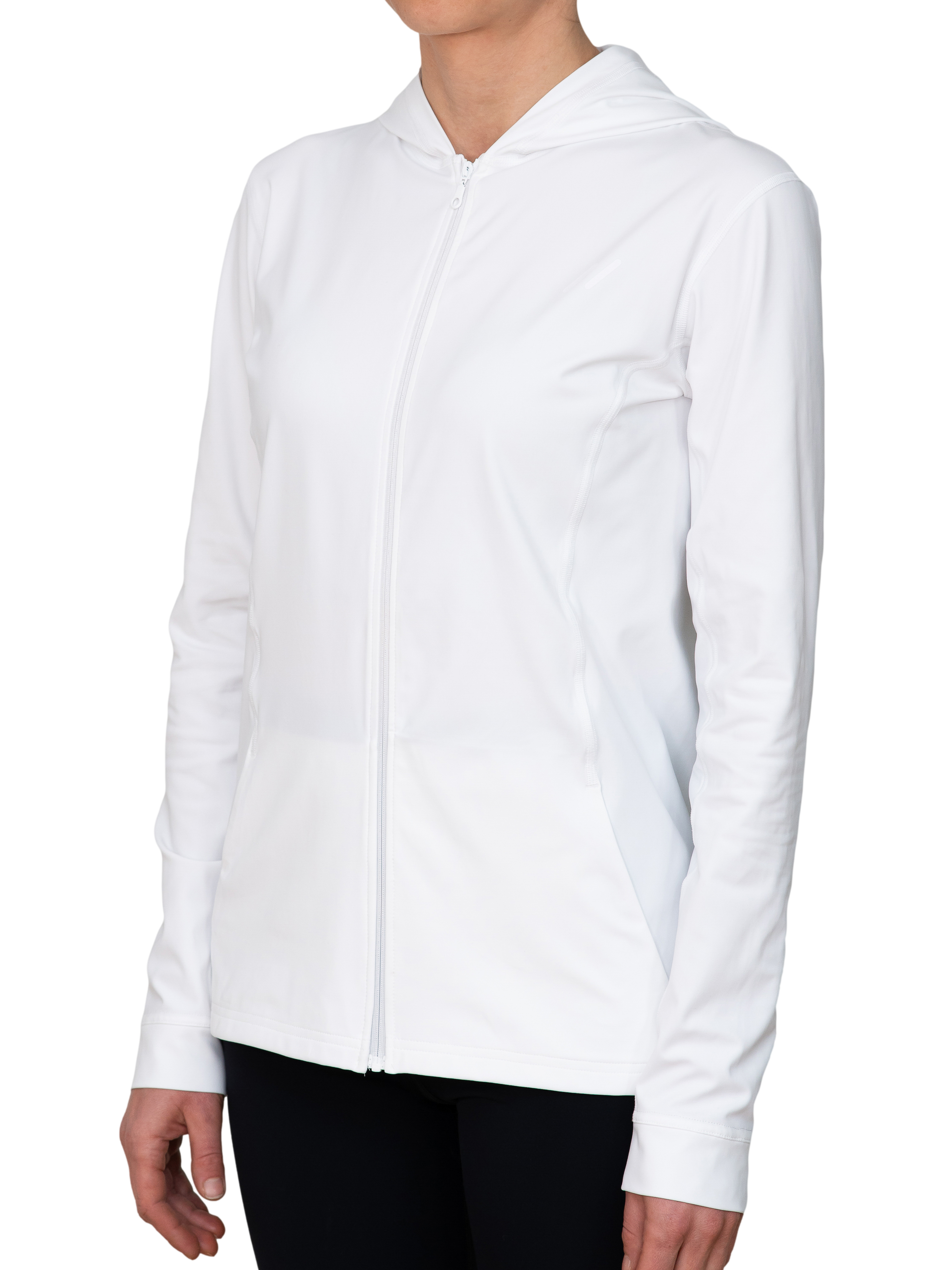 UV Sonnenschutz Damen  Kapuzenjacke ’white' mit UPF 80 von hyphen