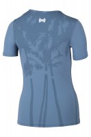 UV Sonnenschutz Kurzarmshirt‘pieni pali stone blue‘ für Frauen mit UPF 80 von hyphen