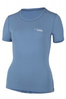UV Sonnenschutz Kurzarmshirt‘pieni pali stone blue‘ für Frauen mit UPF 80 von hyphen