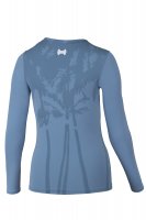 UV Sonnenschutz Langarmshirt ’pali stone blue‘ für Frauen mit UPF 80 von hyphen