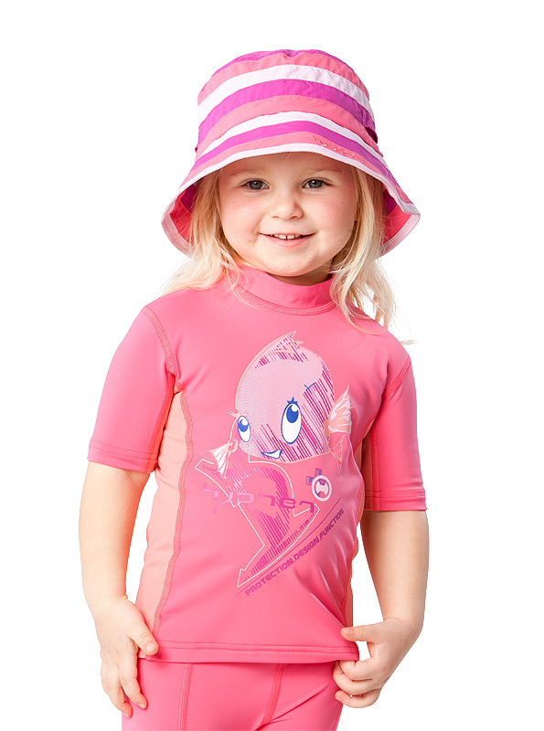 UV Sonnenschutz Kurzarmshirt 'chrissy phlox' für Kinder mit UPF 80 von hyphen
